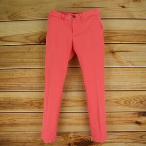 Banana Republic Pants‎ Girlfriend Fit Womens 0 Hot Pink Cotton Blend Skinny Leg